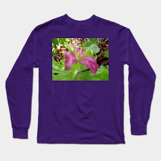 purple trillium #4 Long Sleeve T-Shirt